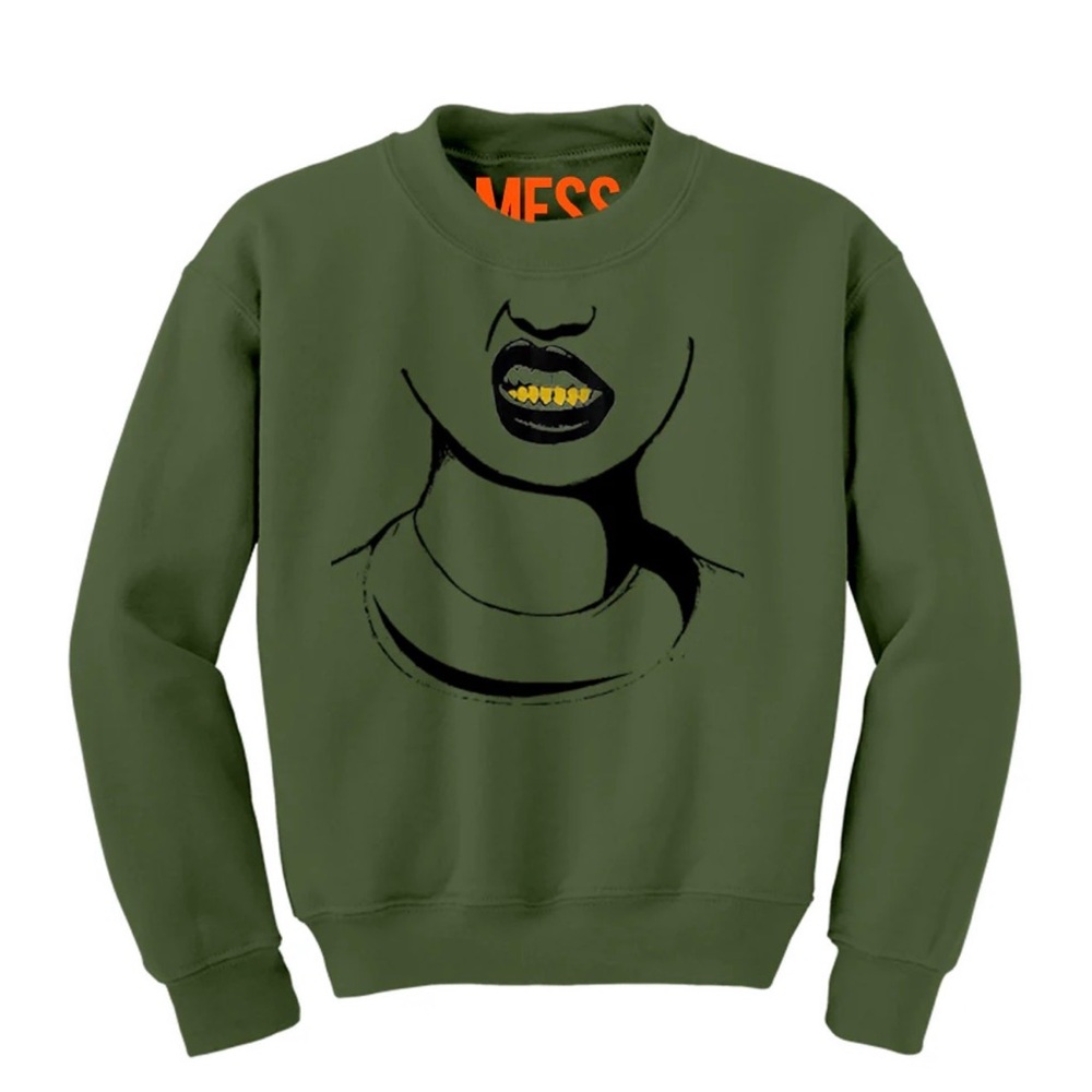 Mean Mug 100% Cotton Unisex Sweatshirt streetwear/goldgrillz